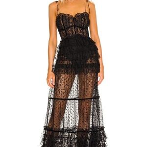 For Love & Lemons Jourdan Maxi Dress